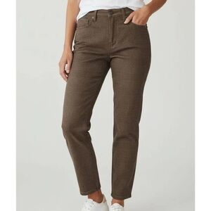 Brown Plaid Jeans Banana Republic - 28P